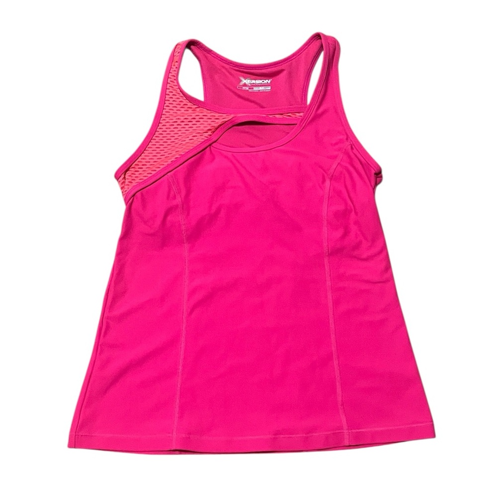 Xersion Performance Activewear Shirt Tank Top Sleeveless Pickleball Pink